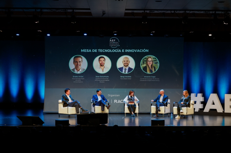 Una de les taules rodones en el marc de la segona edició de l'Andorra Economic Forum.